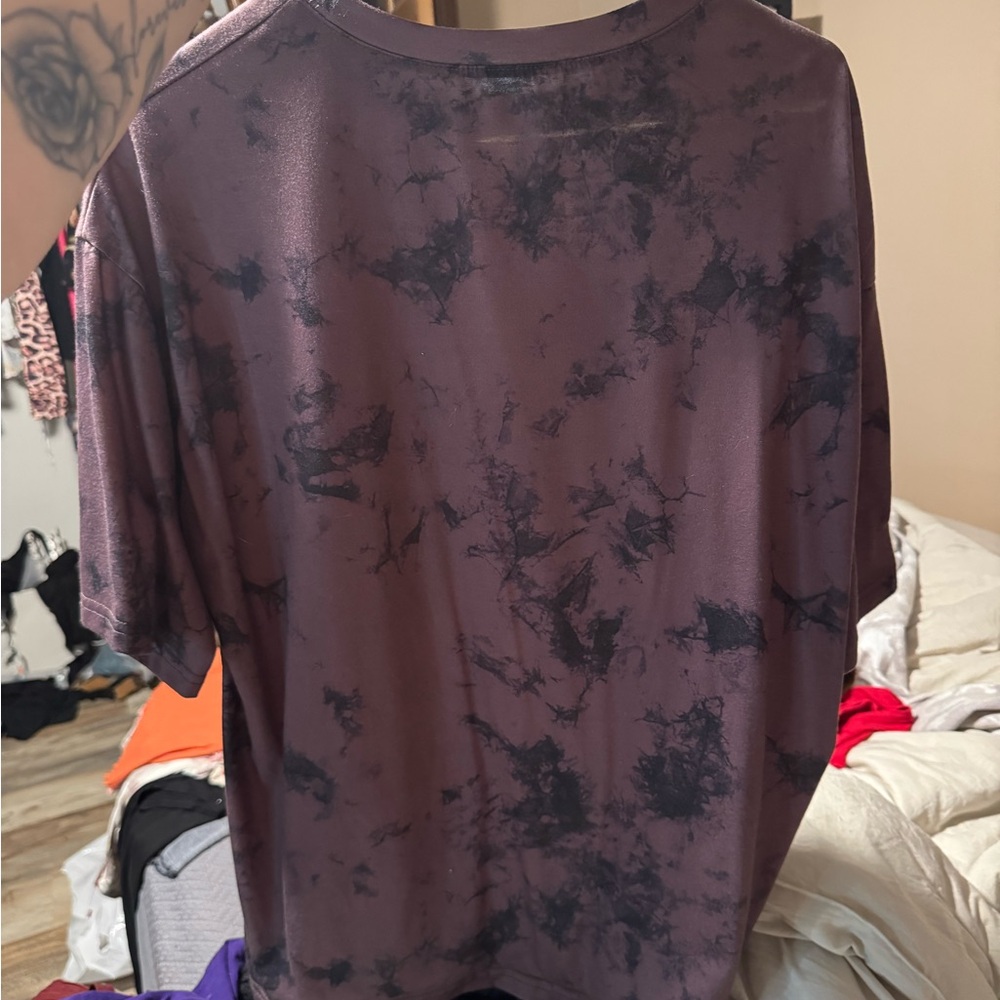 Women’s Purple Tie-Dye Oversized T-Shirt